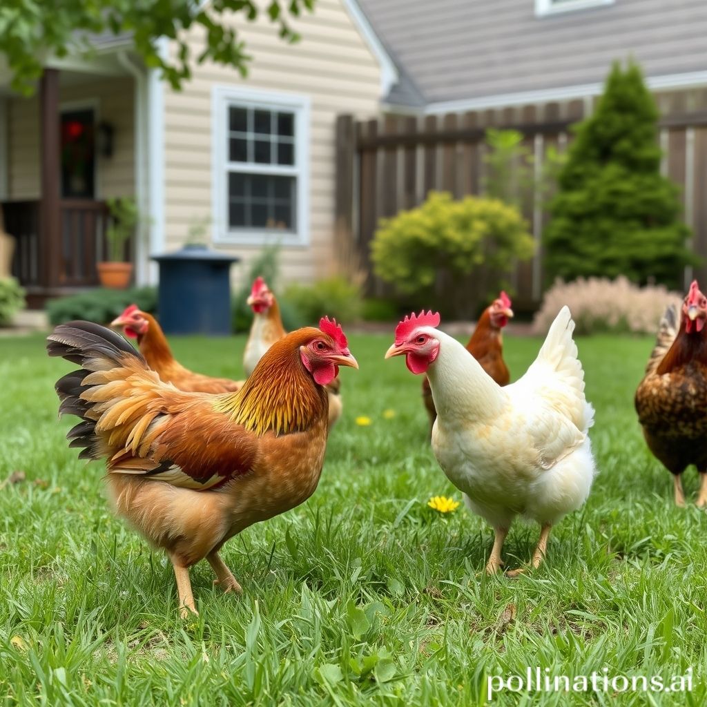 How To Keep Free Range Chickens Out Of Neighbor'S Yard?